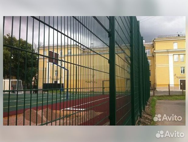 Ограждение для школы в Кимовске