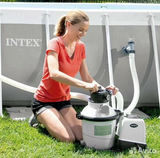 Песочный фильтр-насос для бассейна Intex