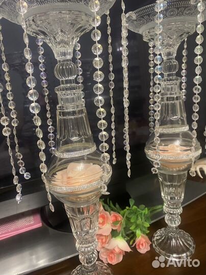 Свадебный декор-подсвечники