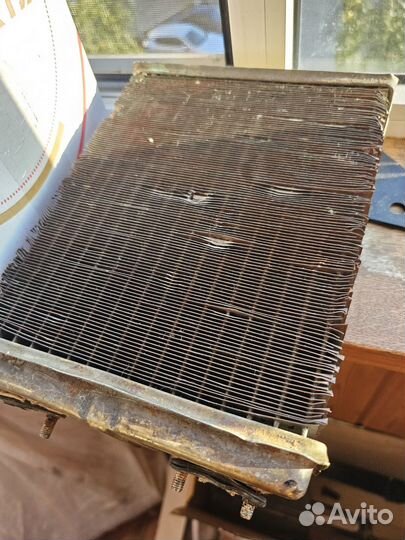 Два радиатора ваз 2101-2107 медные. 3 рядные