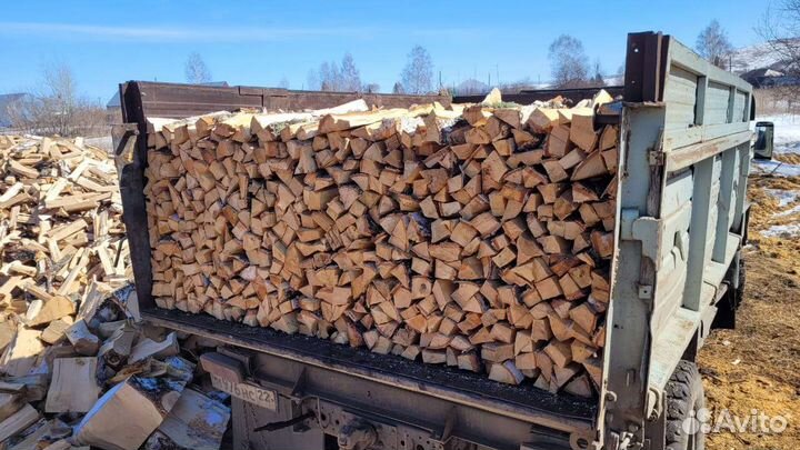 Дрова березовые, лиственница колотые