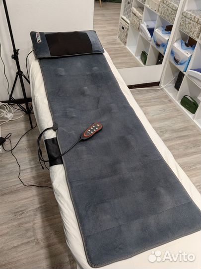 Массажный матрас с подогревом и съёмной подушкой