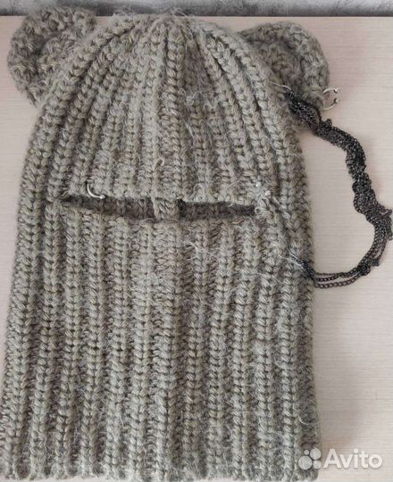 Шапка шлем детский