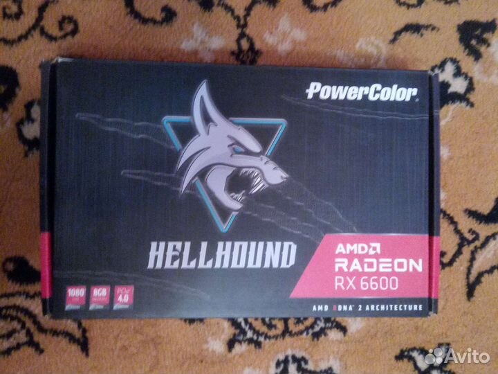 Видеокарта AMD radeon RX 6600 hell hound