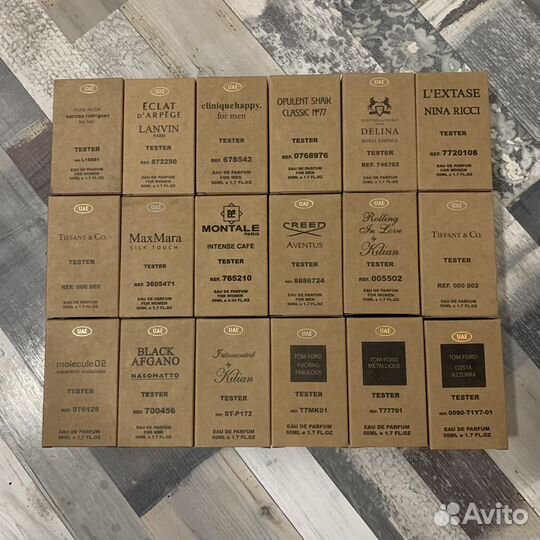 Духи оригинальные тестеры в ассортименте