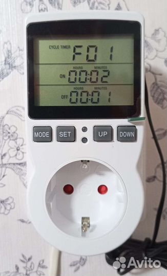 Терморегулятор+таймер 3,6 кВт