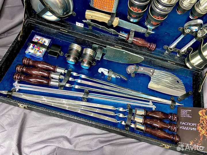 Набор шампуров в кейсе