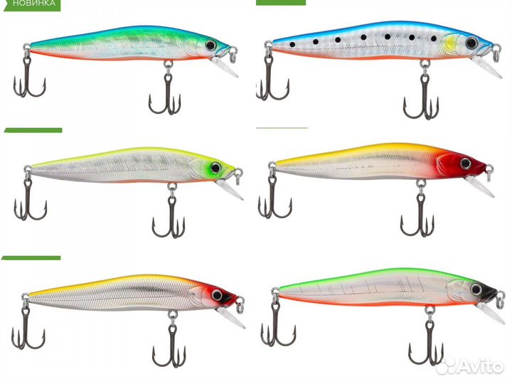 Воблер Kyoda Pre-stun minnow-90f 9g 0-1m