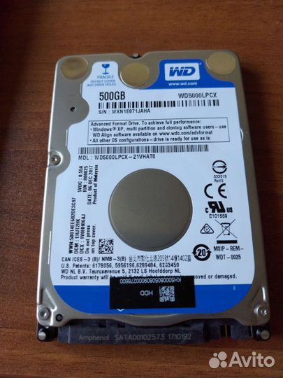 Жесткий диск 500gb