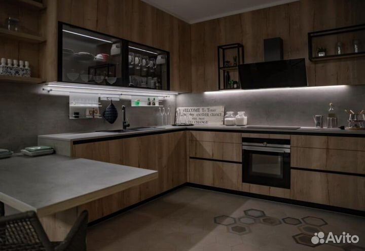 Прямая кухня от производителя.Кухонный гарнитур