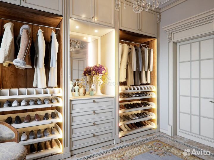 Гардеробные комнаты на заказ