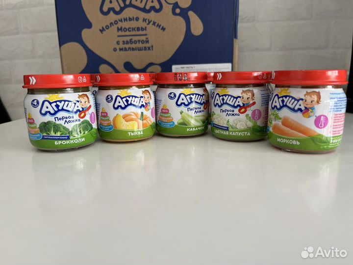 Овощное пюре агуша