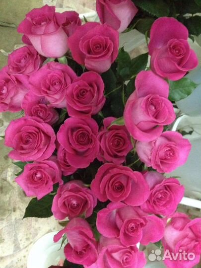 Цветы розы букет