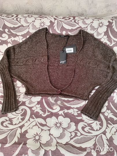 Итальянская кофточка - болеро с шерстью