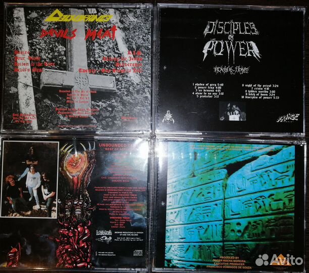 Сд диски, CD, Тяжелая музыка, Металл