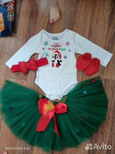 Наряд новогодний 74 80 86