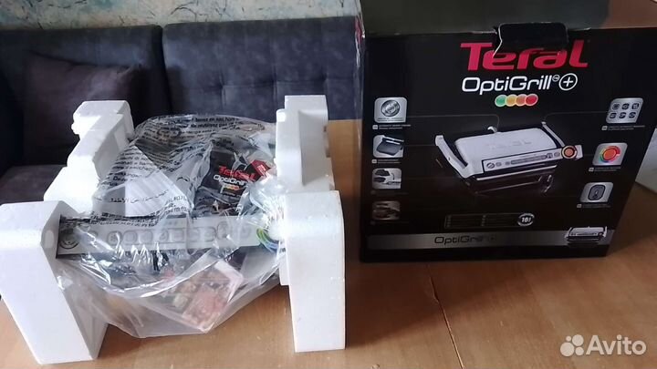 Гриль tefal optigrill+