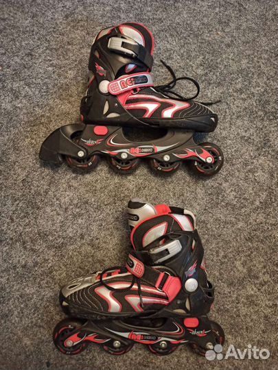 Ролики раздвижные Reaction Abec 1 34-38 размер