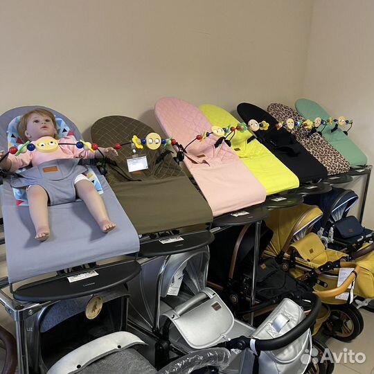 Детский шезлонг с рождения Леопард