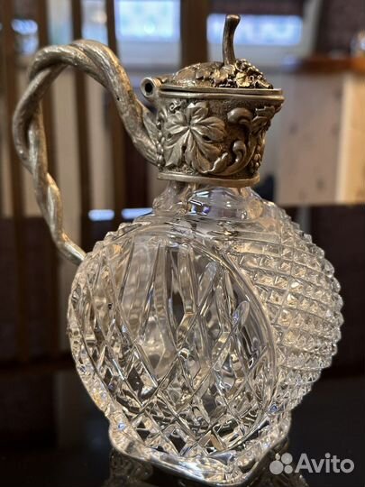 Графин Тифлис хрустальный в серебре