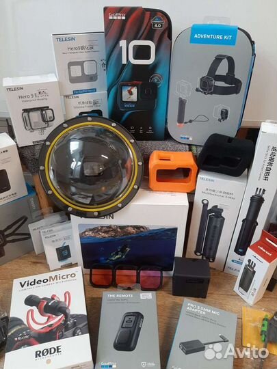 Экшен камеры Gopro 10 / 11 black и аксессуары