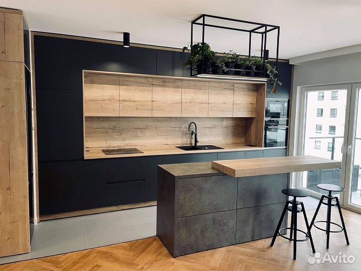 Кухня на заказ с островом