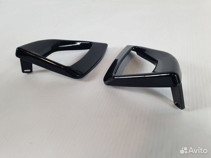 Ручки открывания двери Гранта-FL, чёрный лак