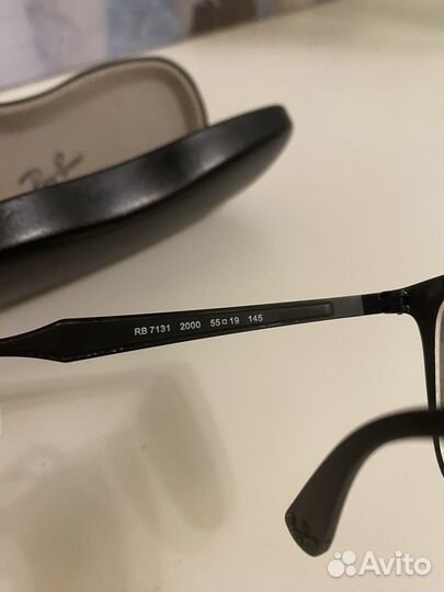 Оправа Ray Ban с чехлом, очки с диоптриями