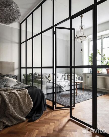 Стеклянные перегородки