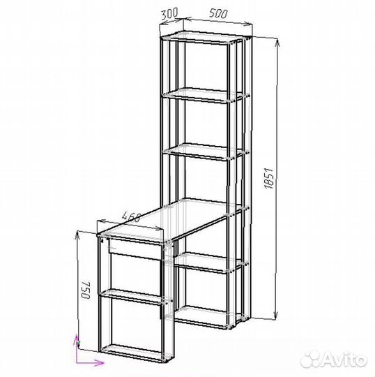 Стол компьютерный Смарт новый