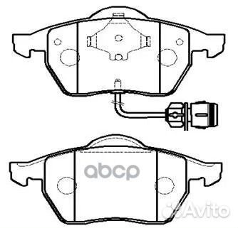 Колодки тормозные дисковые VW: passat audi: A4