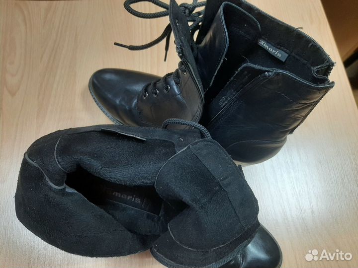 Ботинки женские, натуральная кожа, размер 40