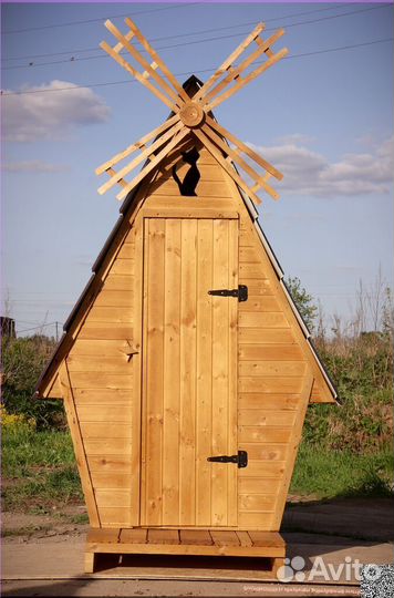 Уличный туалет с установкой SKU006