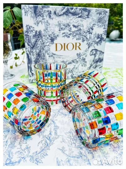 Набор стаканы dior