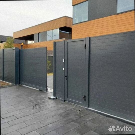 Гаражные двери (алюминиевые калитки)