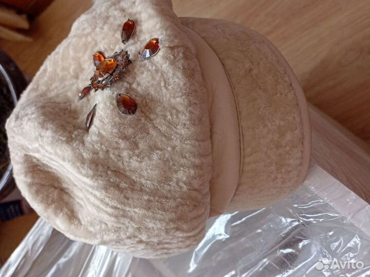 Меховая кепка натуральная