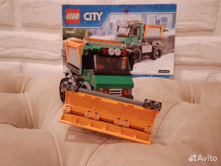 Lego City снегоуборочная машина