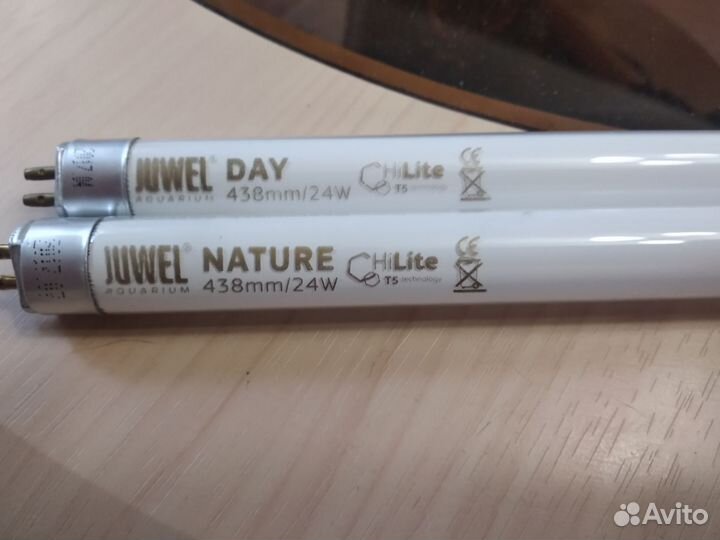 Аквариумные лампы Т8 61см-4шт, Т5 438мм.-2шт