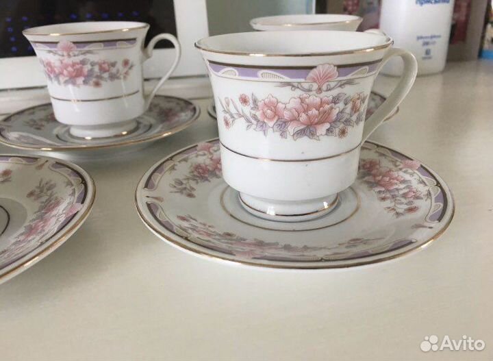 Сервиз кофейный Китай СССР (5шт)