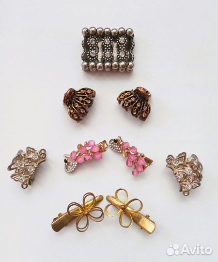 Винтажные заколки украшения для волос