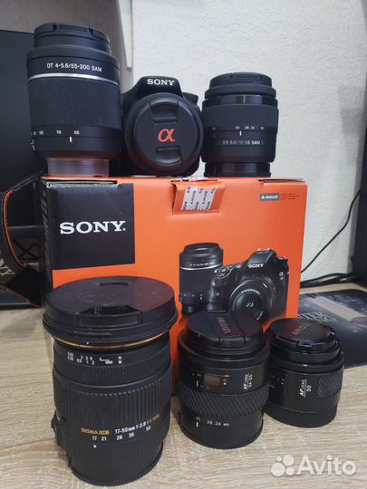 Sony alpha 58 обьективы