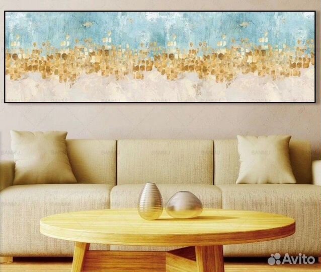 Картины в Скандинавском стиле неоклассика 40/120см