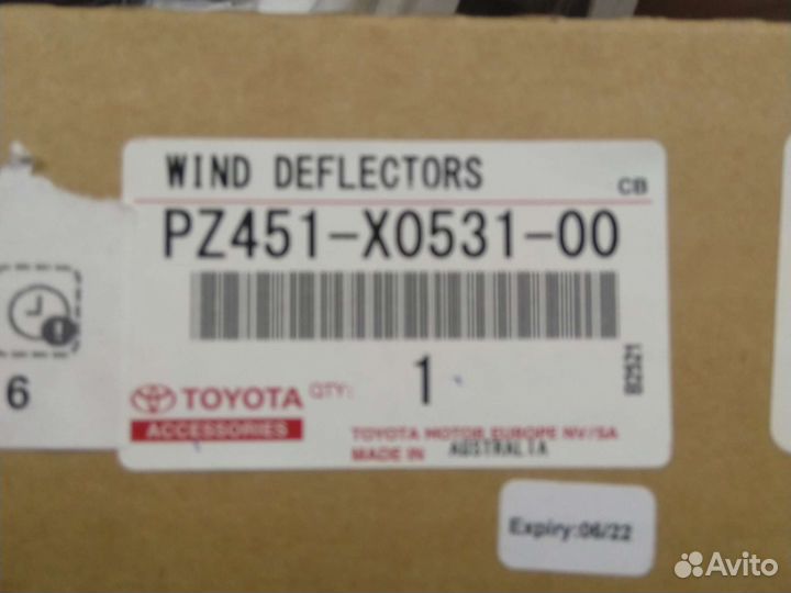 Lexus NX 200/200t/300 Дефлекторы окон оригинал