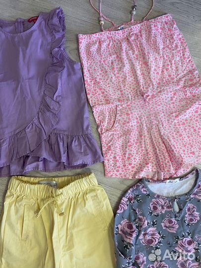Летние Вещи на девочку 128-134 пакетом