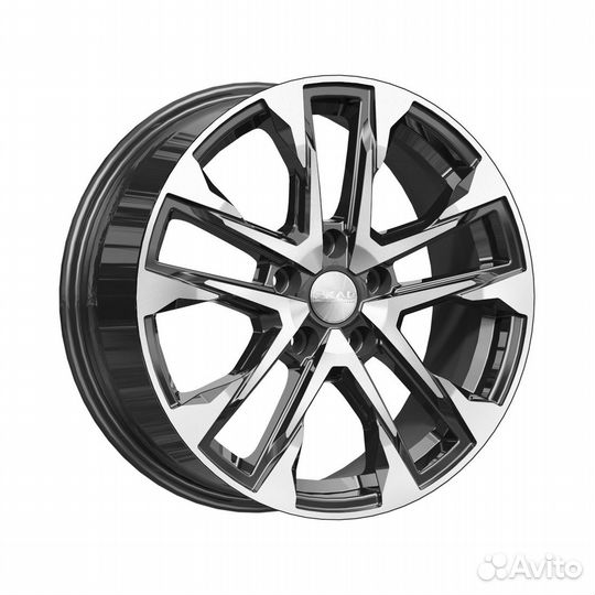 Литые диски 7x17 5x105 56.6 ET38 скад Атакор алмаз