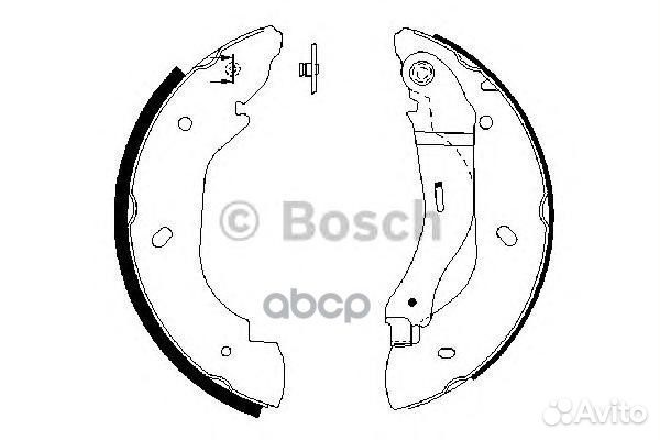 Тормозные колодки 0986487660