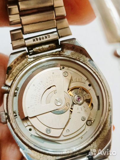 Часы винтажные ориент Япония под восстановление
