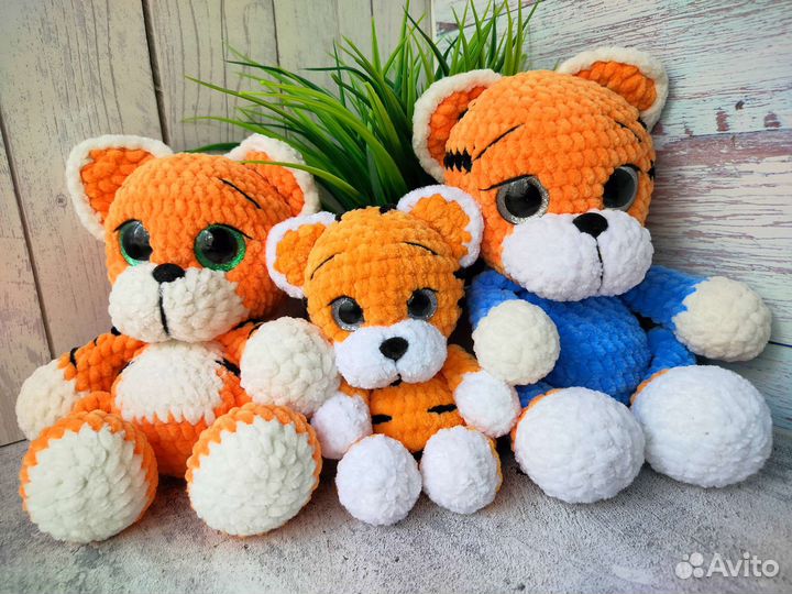 Вязаные игрушки ручной работы