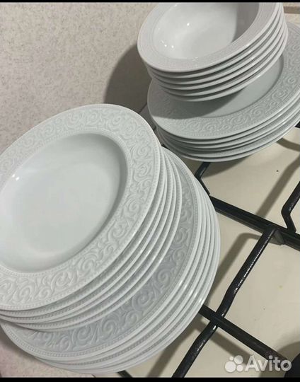 Столовый сервиз на 6 персон, сервиз кутахия