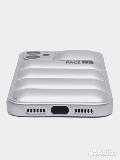 Чехол на iPhone серебряный (все модели)